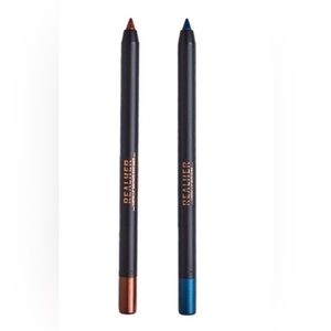 3/$23 REALHER METALLIC EYELINER DUO- Bronze and Teal shades